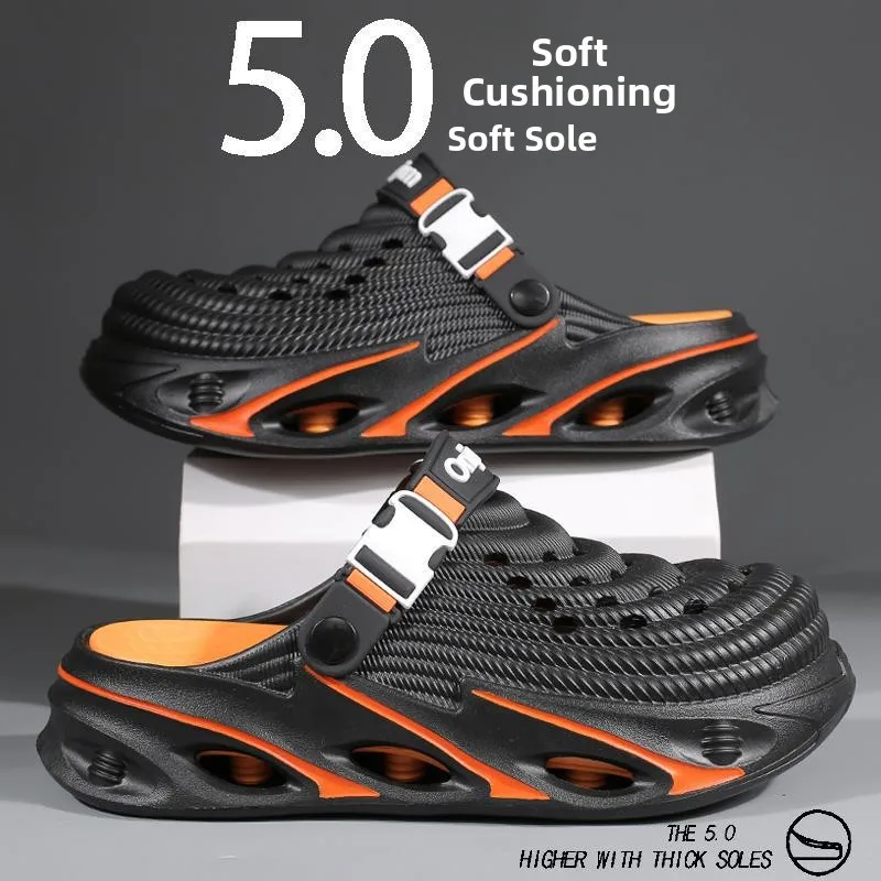 Summer 2026 Large Size Cross-Border Jeffrey Double-Code Slip-On Slippers Two-Way Wearable Flip Flops Comfortable Breathable