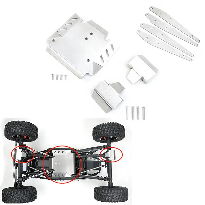 

RC Axial RBX10 Ryft Stainless Steel Chassis Armor Plate Swing Arm Strengthen Film Axle Suspension Arm Reinforce For 1/10 RC Car