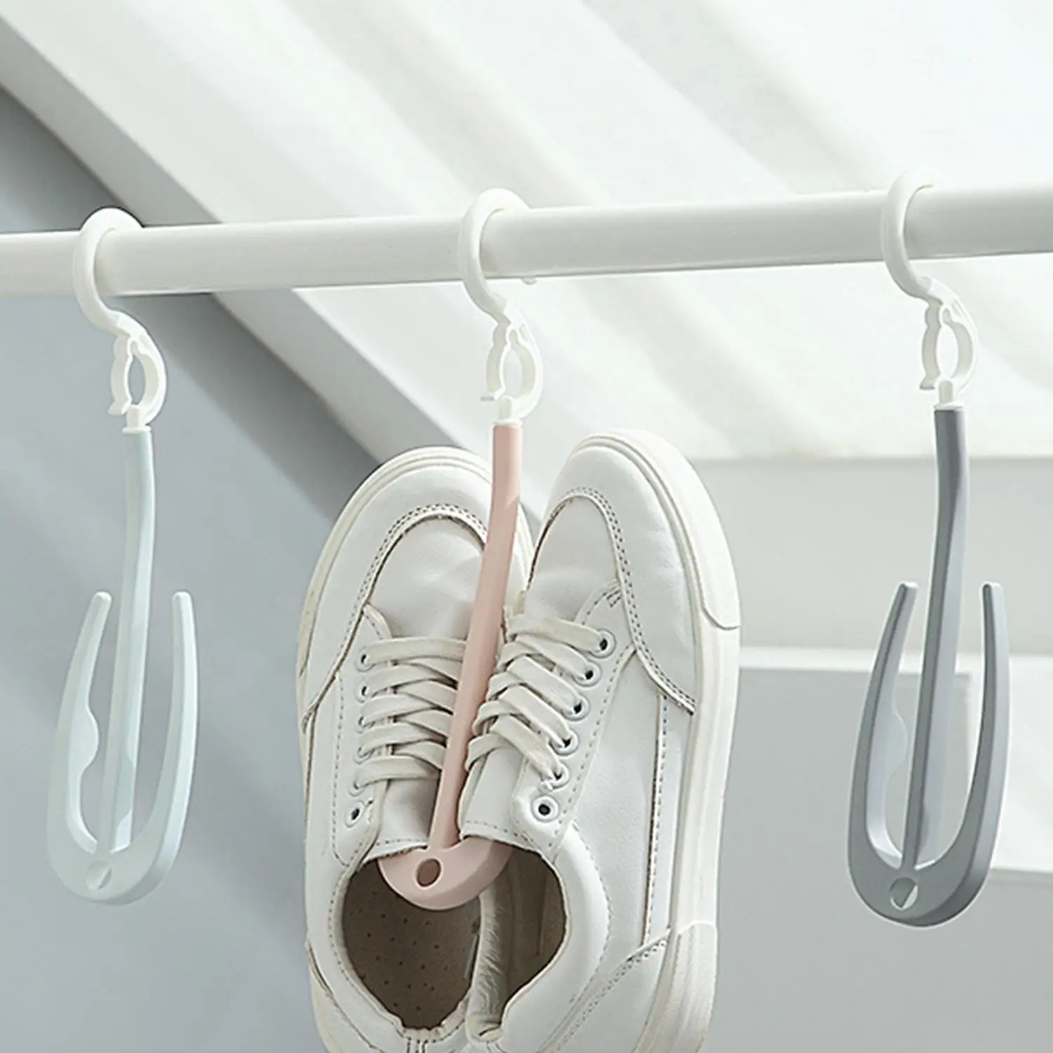 

Shoes Dryer Shoes Drying Rack Shoes Hanging Organizer Shoes Hook Shoes Hanger Hook Rotating Hanger for Drying Shoe