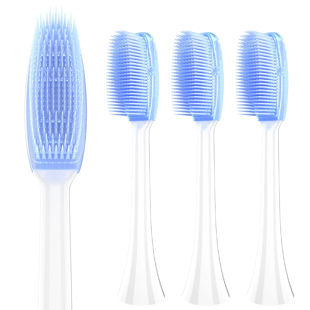 1/2/4 pk Compatible with Philips Sonicare Electric Toothbrush Replacement Brush Heads, Nano Bristles for Sensitive Teeth & Gums