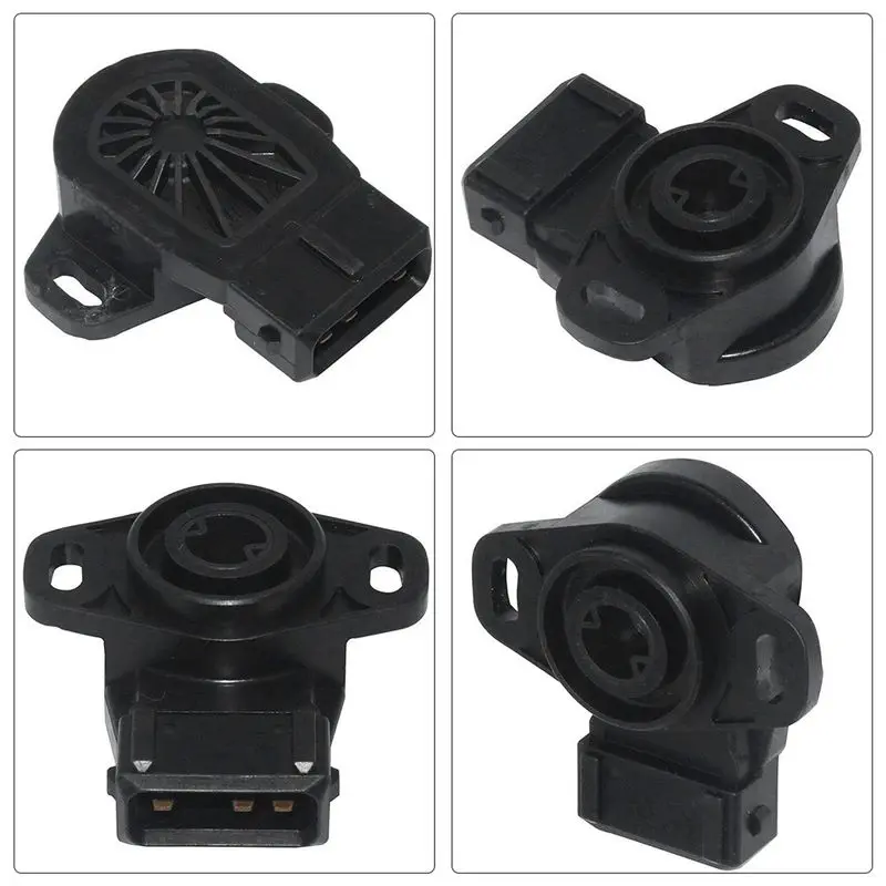 Simple 5X New Position TPS Sensor Fit For Lancer 03-06 2.0L MD628074 Black 4