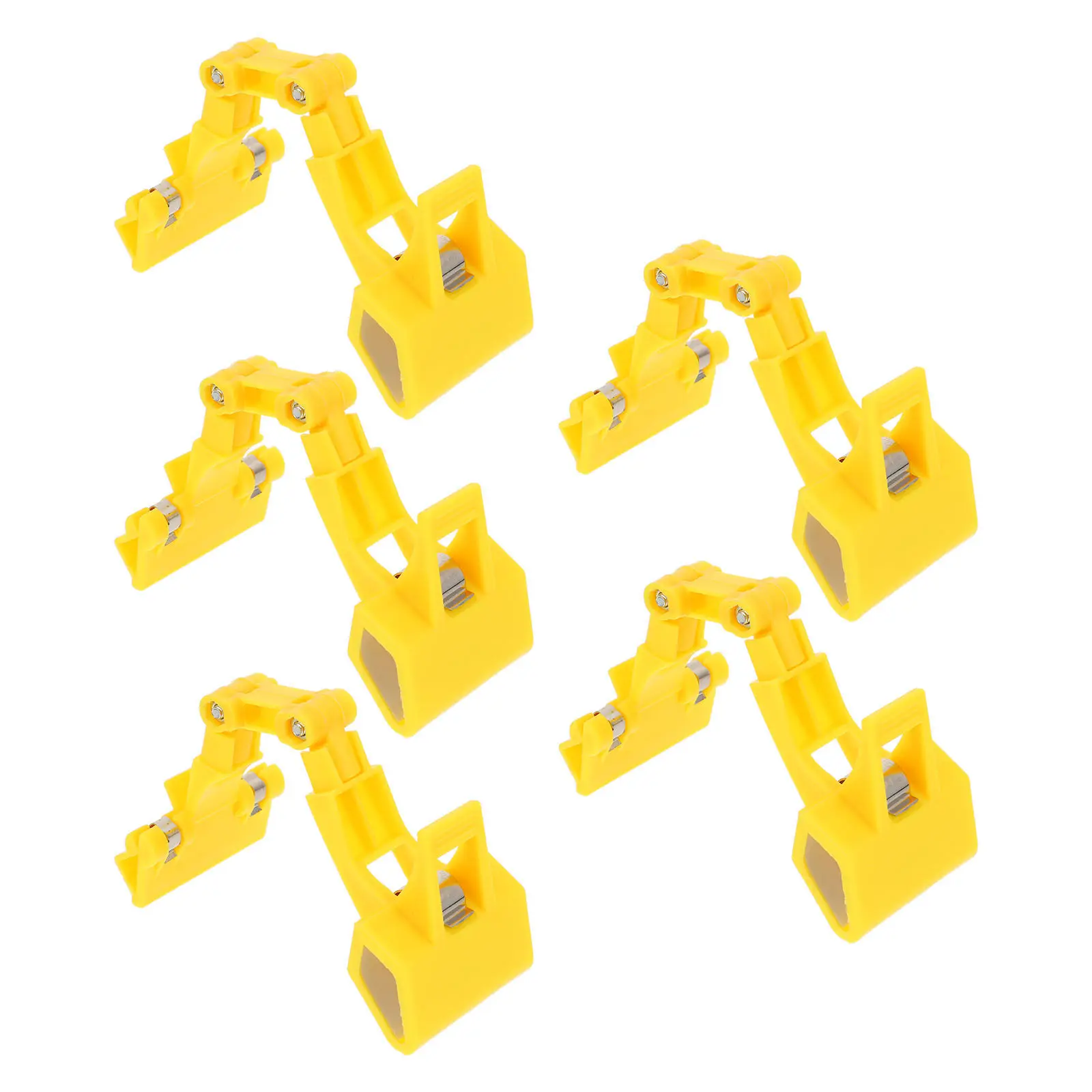 5Pcs Double Head Rotatable Painting Clips Plastic Sketch Clip Multifunctional Drawing Board Holder Art Supplies Easel Clips