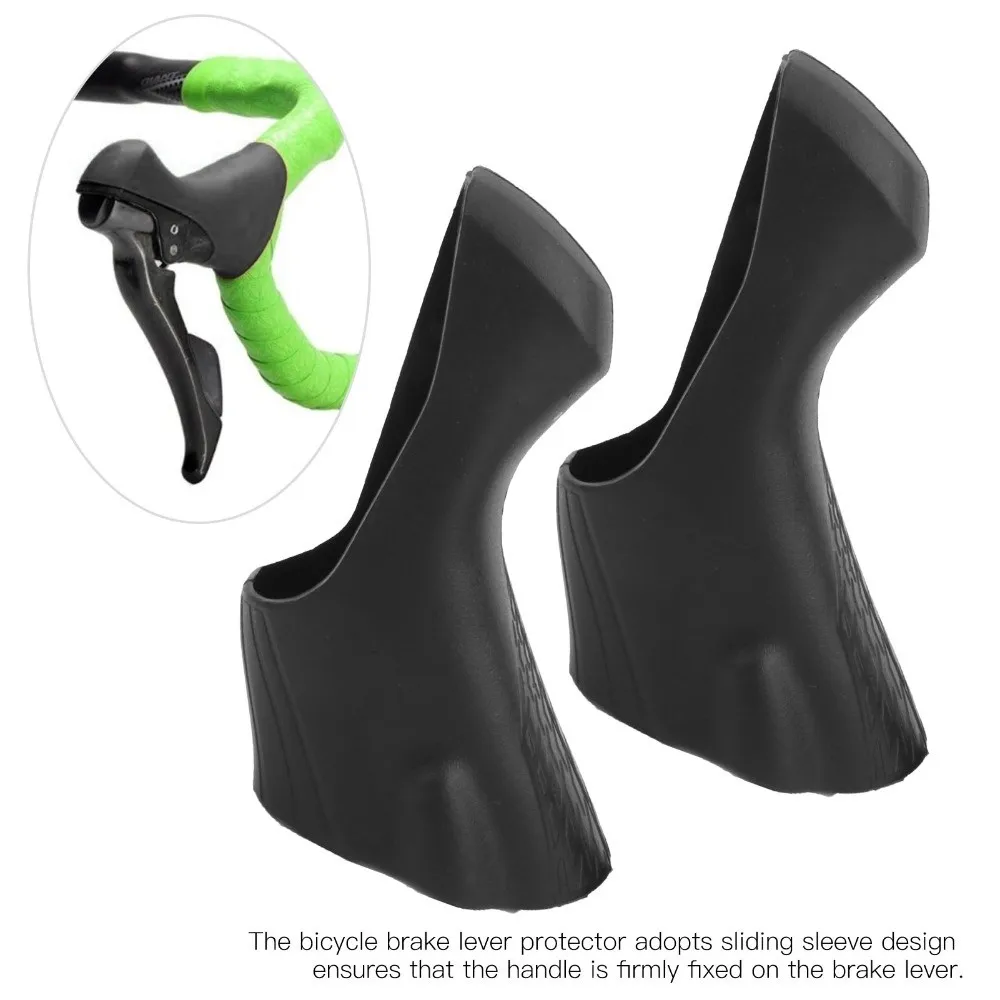 1 Pair Silicone Brake Lever Hood Covers for Shimano ST-R7000/ST-R8000 Compatible with Road Bicycle Shifters Bicycle Handlebar