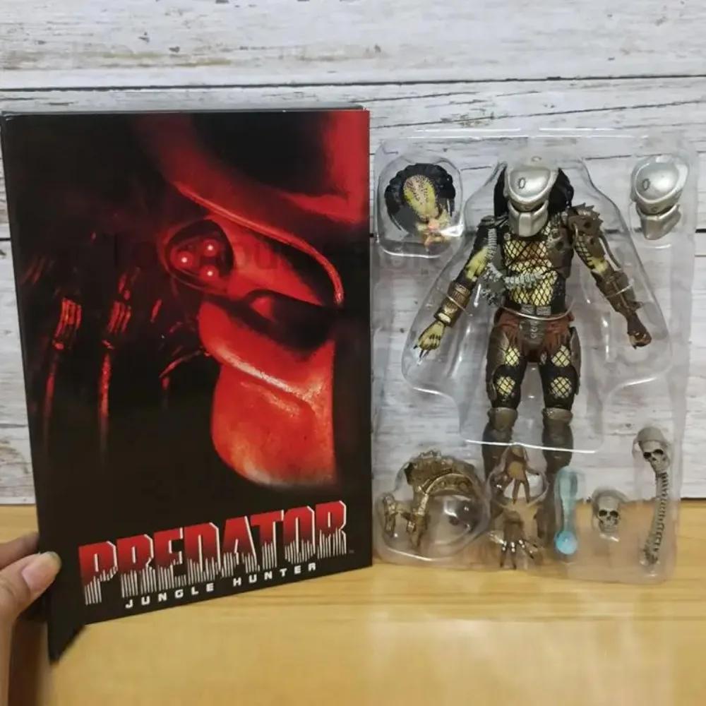 متوفر في المخزون NECA Jungle Hunter Predator شخصيات كرتونية غريبة نموذج قابل للجمع ديكور منزلي متحرك ألعاب أعياد الميلاد #2