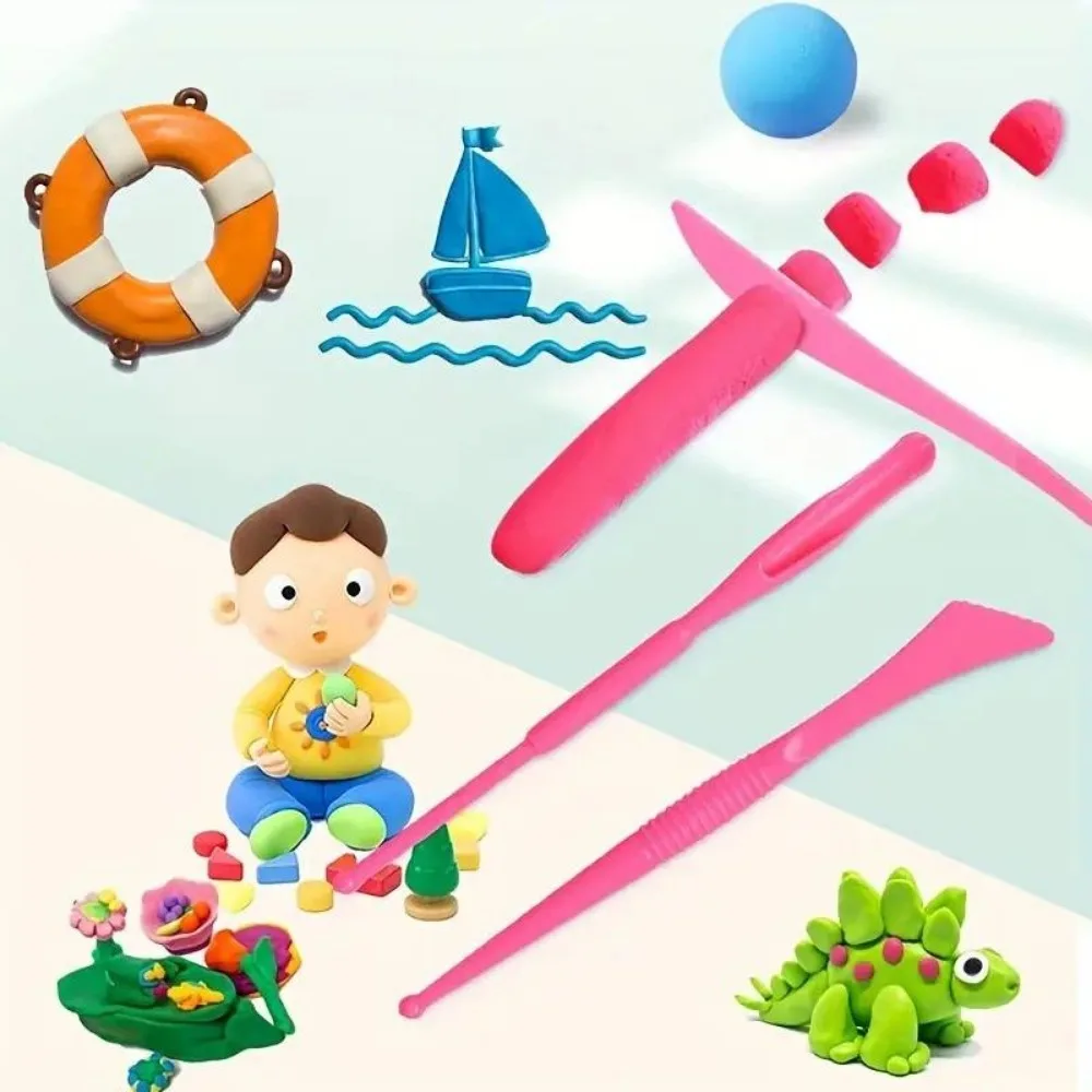 48 Colors Air Dry Clay Ultra Light And Air Dry Clay For Children Non-Toxic And Eco-Friendly Modeling Magic Clay With Tools image 5