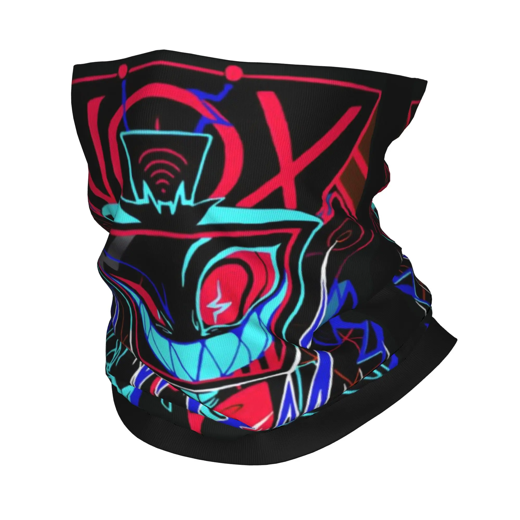 Hazbins Anime Animation Hotel Vox Bandana Winter Neck Warmer Men Windproof Wrap Face Scarf for Ski  Gaiter Headband