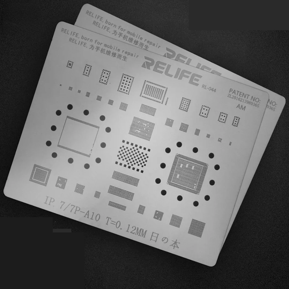 Scheda logica del telefono RELIFE Stencil di riparazione BGA per iPhone 6/6S/7/8/X/XS/11/12/13Pro/MAX rete di saldatura a sfera con Chip IC della scheda madre