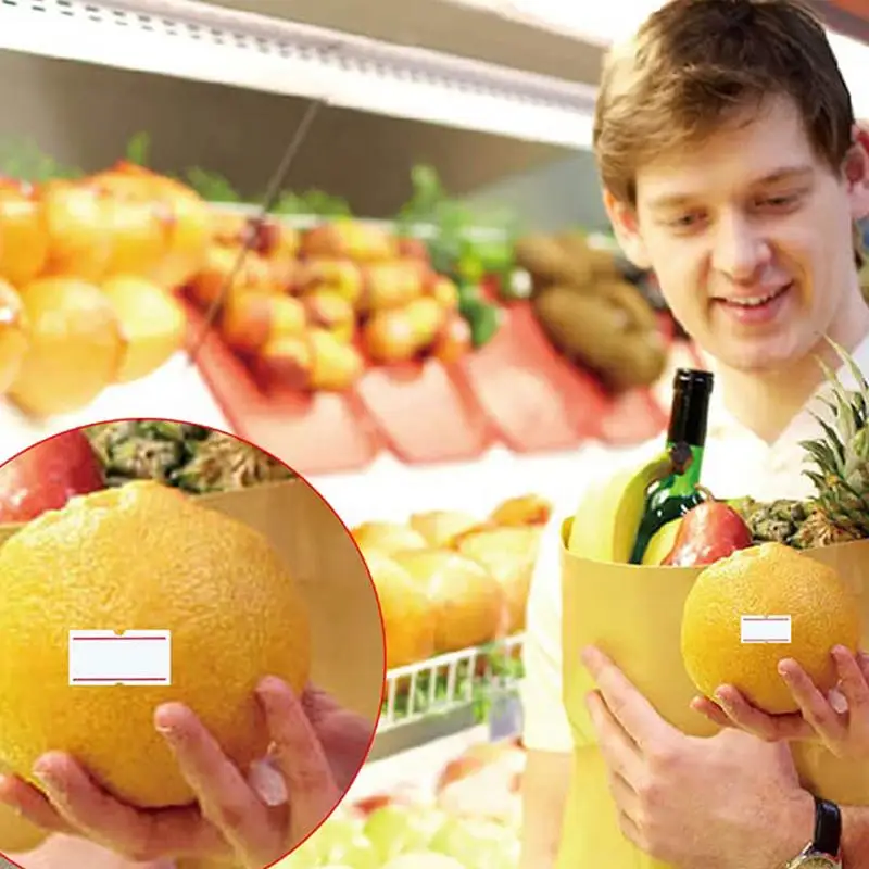 ป้ายสติกเกอร์10ม้วนป้ายขายสินค้าอาหารสติกเกอร์พิมพ์ได้อเนกประสงค์สำหรับร้านขายเสื้อผ้าเบเกอรี่