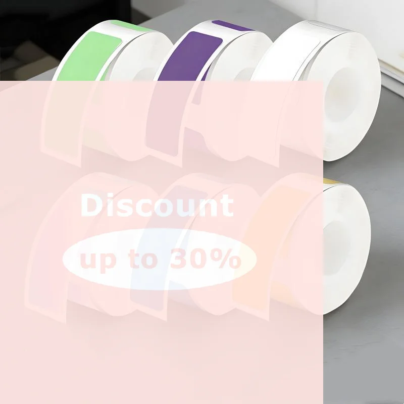 [160pcs/Roll Portable Waterproof Label Sticker,12*40mmSelf-adhesive Colorful Label Stickers Printable Thermal Paper]