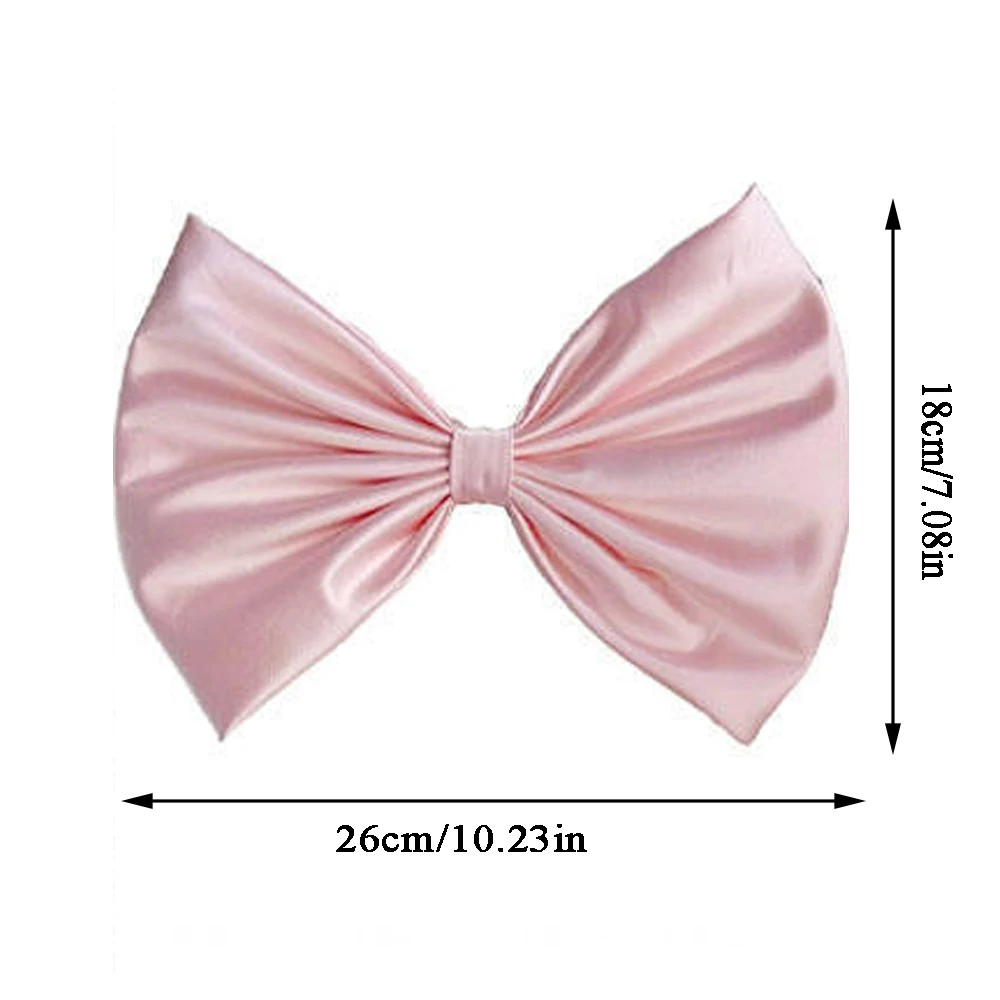 26cm Big Bowknot Cosplay Tom Cat Collar Cute And Sweet Girls Necklaces Pink Purple Bow Neck Chain Party Decoration Accessories