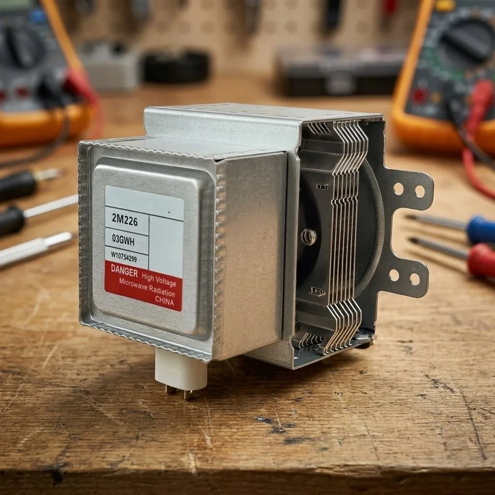 W10754299 Magnetron for Microwave Oven Replacement Part Used in Repair of Common Domestic Microwave Heating Systems