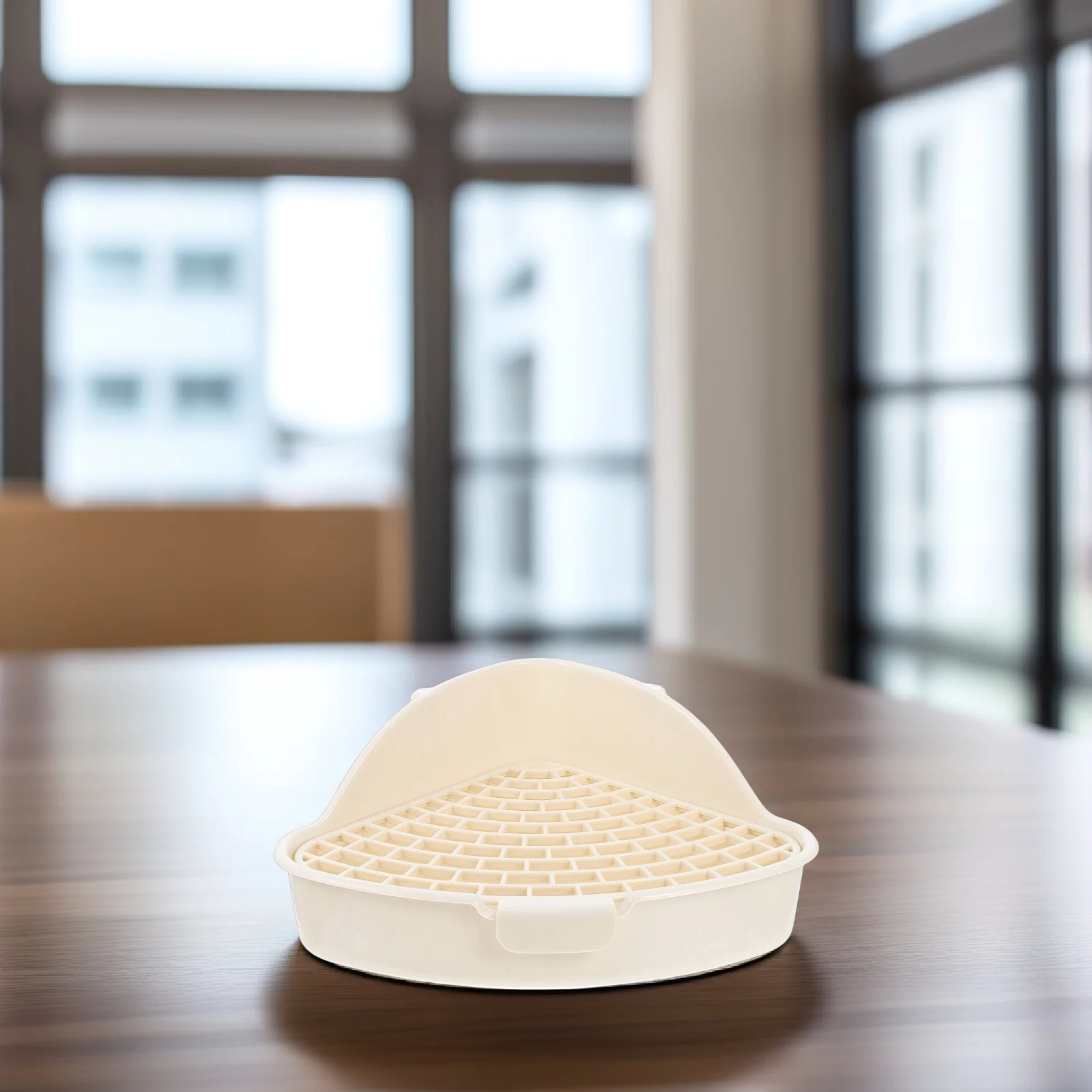 صندوق نفايات الحيوانات الصغيرة مادة البولي بروبيلين الممتازة شبكات قابلة للفصل سهلة التنظيف ومضادة للسقوط تصميم أرنب قعادة المدرب الأرنب