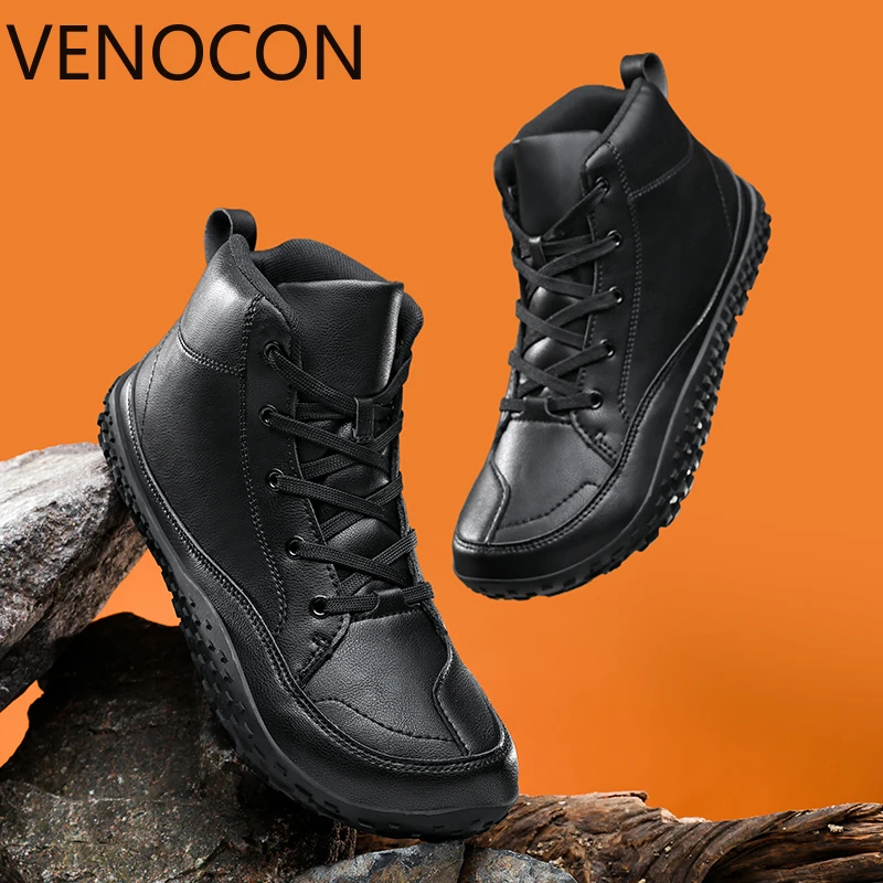 VENOCON بيرفوت الحد الأدنى نمط الكرة واسعة الأنف تو صندوق المشي المشي لمسافات طويلة درب الأحذية أحذية رياضية الأحذية للرجال رجل امرأة