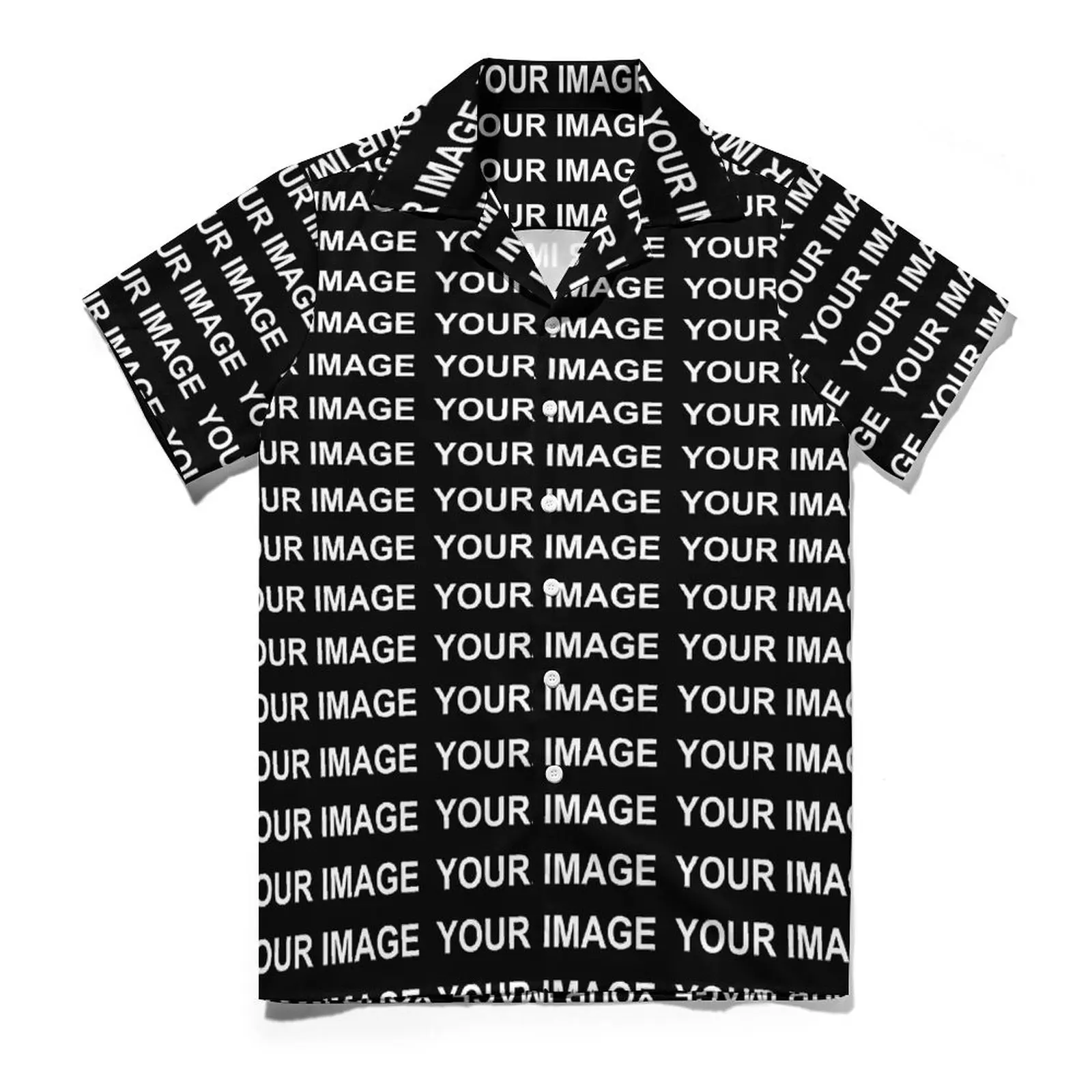 Your Image Customized Casual Shirt Custom Made Design Beach Loose Shirt Hawaii Vintage Blouses Short Sleeve Oversized Clothing