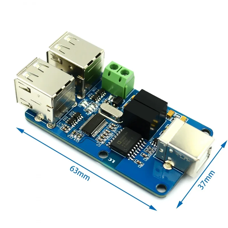 1Road 4Road USBIsolator USB to USB USBIsolation Module Coupling Board ADUM3160