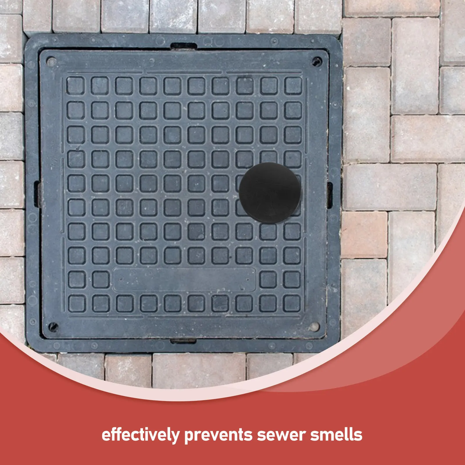 8Pcs Sewer Rubber Plug Anti Sewage Backflow Drain Seal Leak Proof Waterproof Manhole Cover Stopper Residential Commercial - view 3