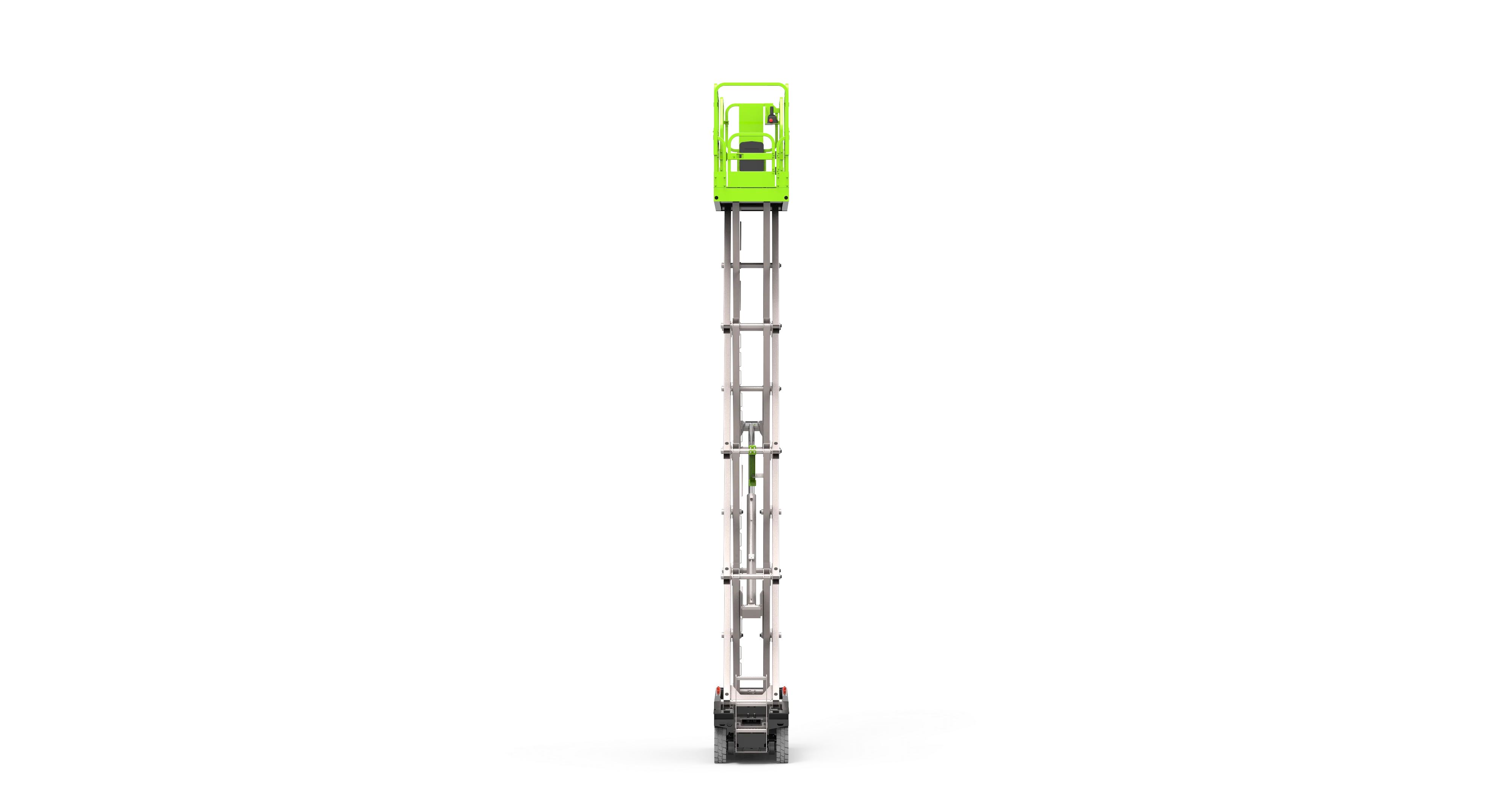 Overheight Warning Reminder Lifting Platform Hydraulic Scissor Unit Prevent Operation Beyond Safe Range