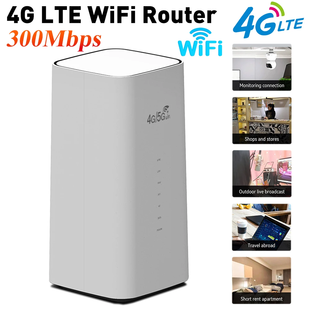 

CPF101-E 4G LTE Wi-Fi-маршрутизатор 4G/5G CPE со слотом для SIM-карты 300 Мбит/с Wi-Fi беспроводной модем домашний офис Wi-Fi точка доступа маршрутизатор