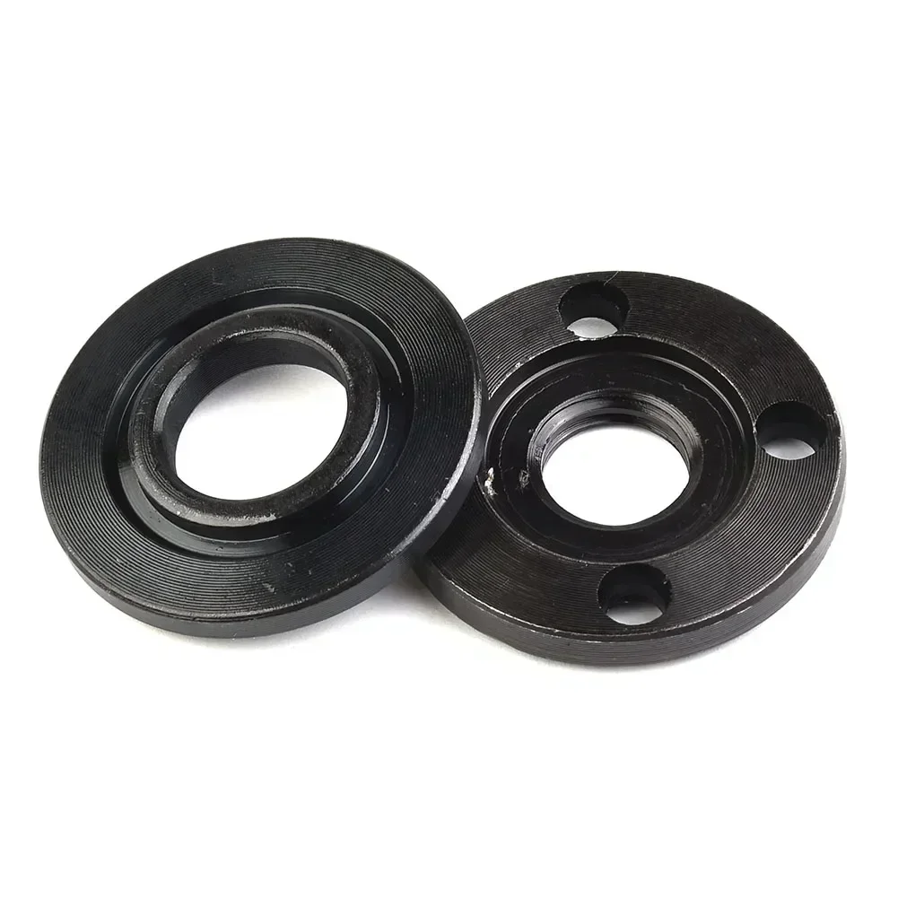 2pcs Thread Replacement Angle Grinder Inner Outer Flange Nut Set Replacement For 14mm Spindle Thread Angle Grinder Access