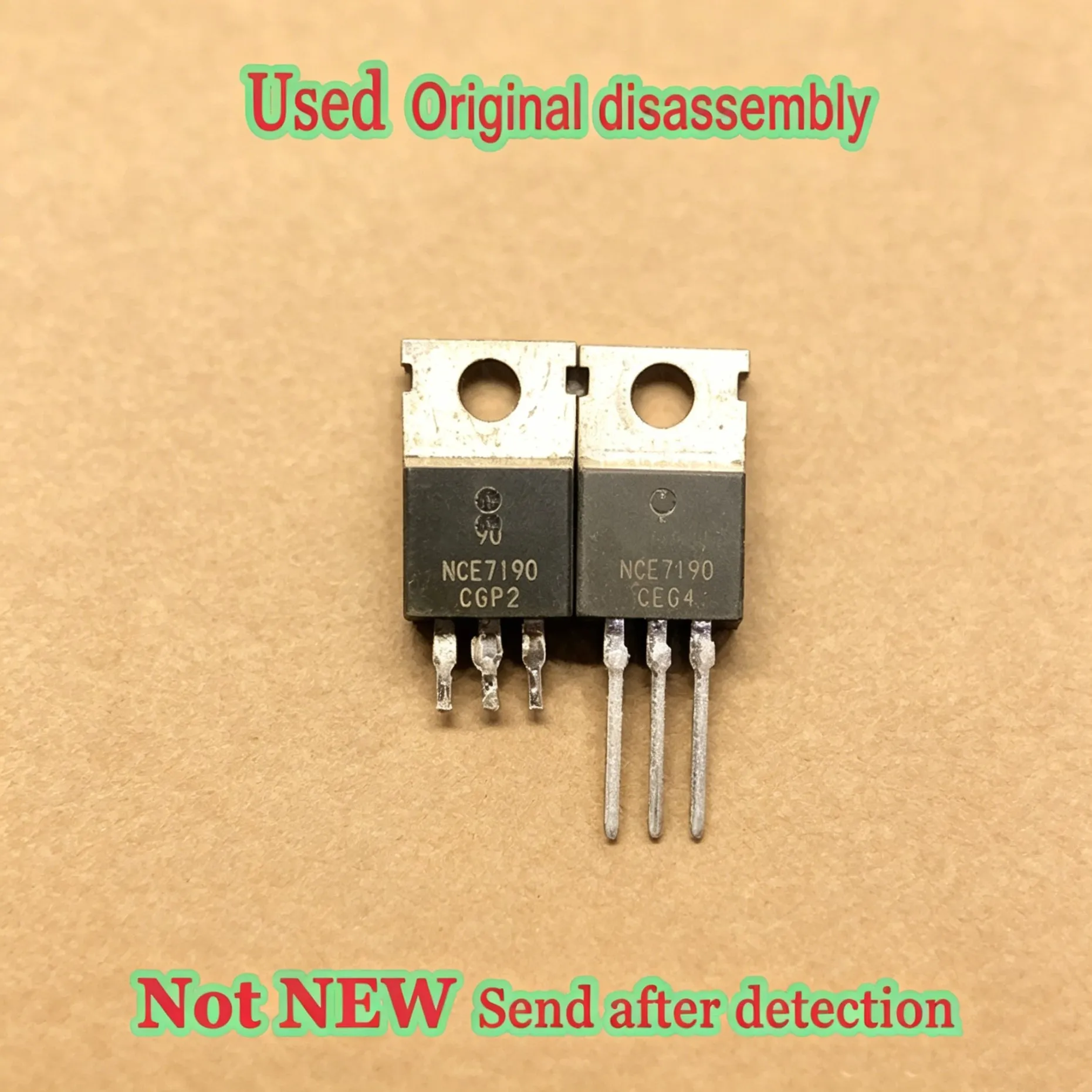 Original disassembly NCE7190 Replaces 80NF70 TO-220 NCE7190A 90A 70V In Stock 10pcs