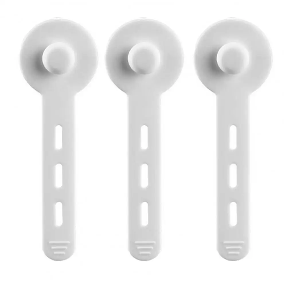 3Pcs Silicone Cable Tie Adjustable Self-adhesive Earphone Phone Charger Computer Power Cord Bundling Strap Reusable Wire Managem