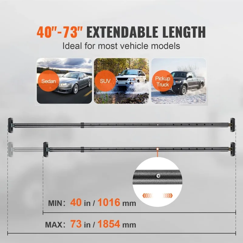 Cargo Bar Truck Bed Bar Adjustable from 40