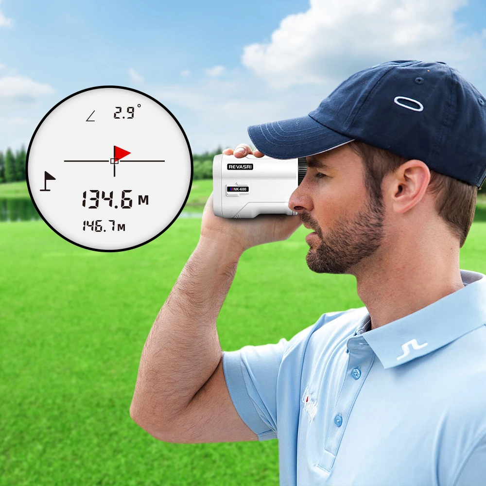 REVASRI Golf Laser Rangefinder Rechargeable 600M 1000M 6X Magnification Monocular Telescope Range Finder for Outdoor Sports - Image 5