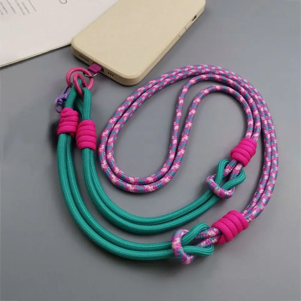 

Ремешок для мобильного телефона с защитой от намотки, съемный подвесной ремешок для телефона через плечо, ремешок на запястье, анти-потерянная веревочная цепочка для мобильного телефона