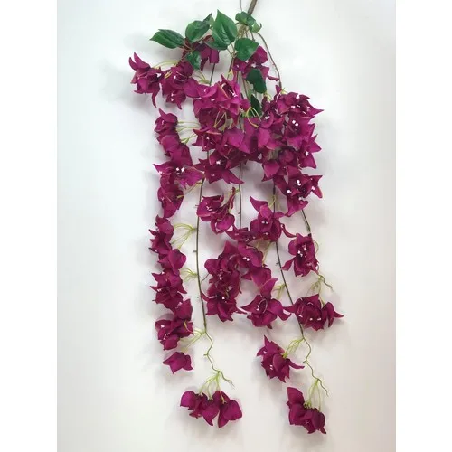 Artificial Pot Dangling Bougainvillea Harness Realistic Colors