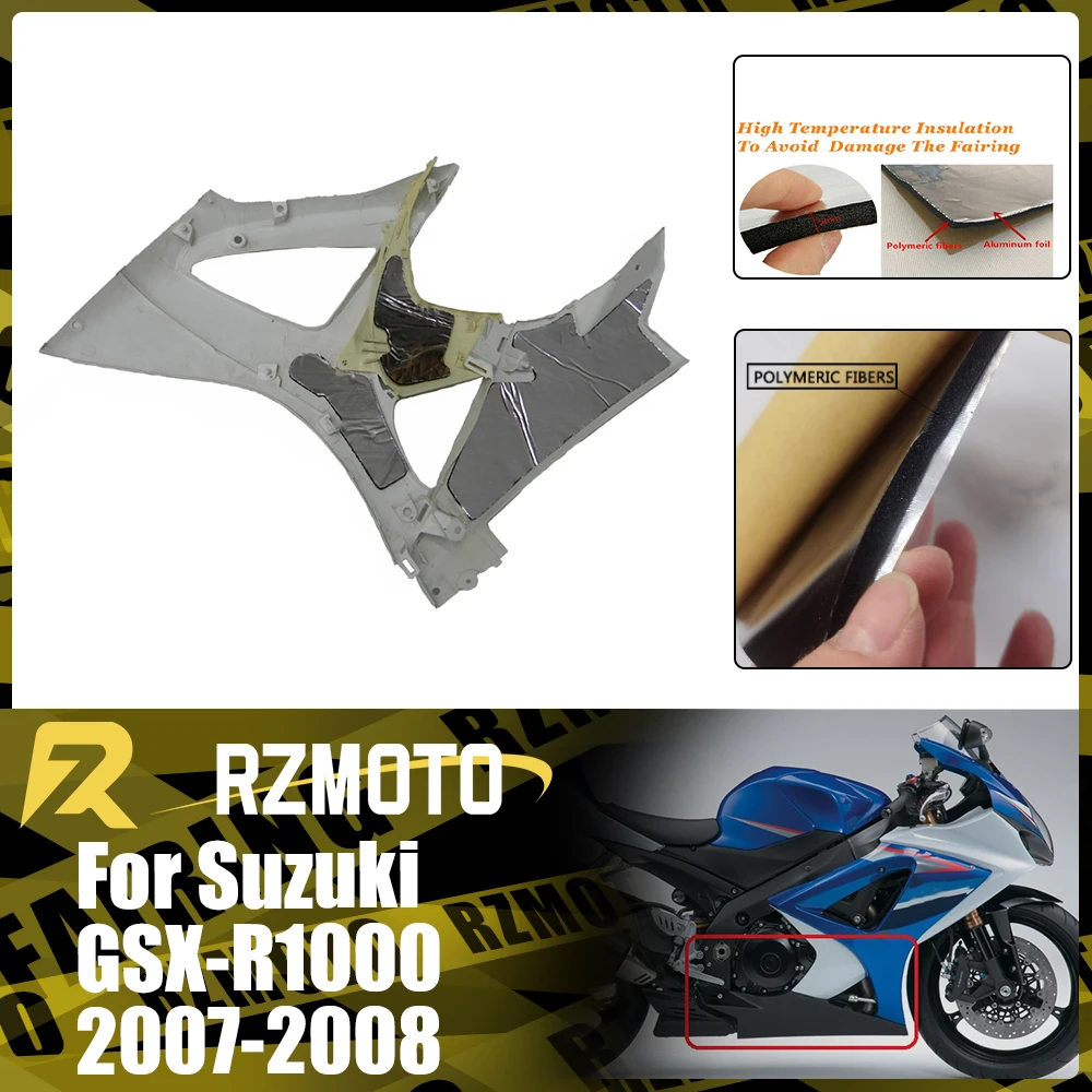 

GSXR1000 Heat Shield Fairing Melting Protection Pre-Cut Insulation Sponge Fit For SUZUKI GSX-R1000 2007-2008