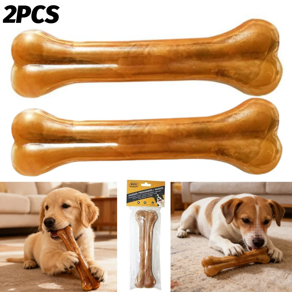 2 palitos para masticar para perros, golosinas para perros, juguetes para masticar para la higiene dental de las mascotas, ideales para todas las razas, promueve la salud dental y la diversión, cuidad
