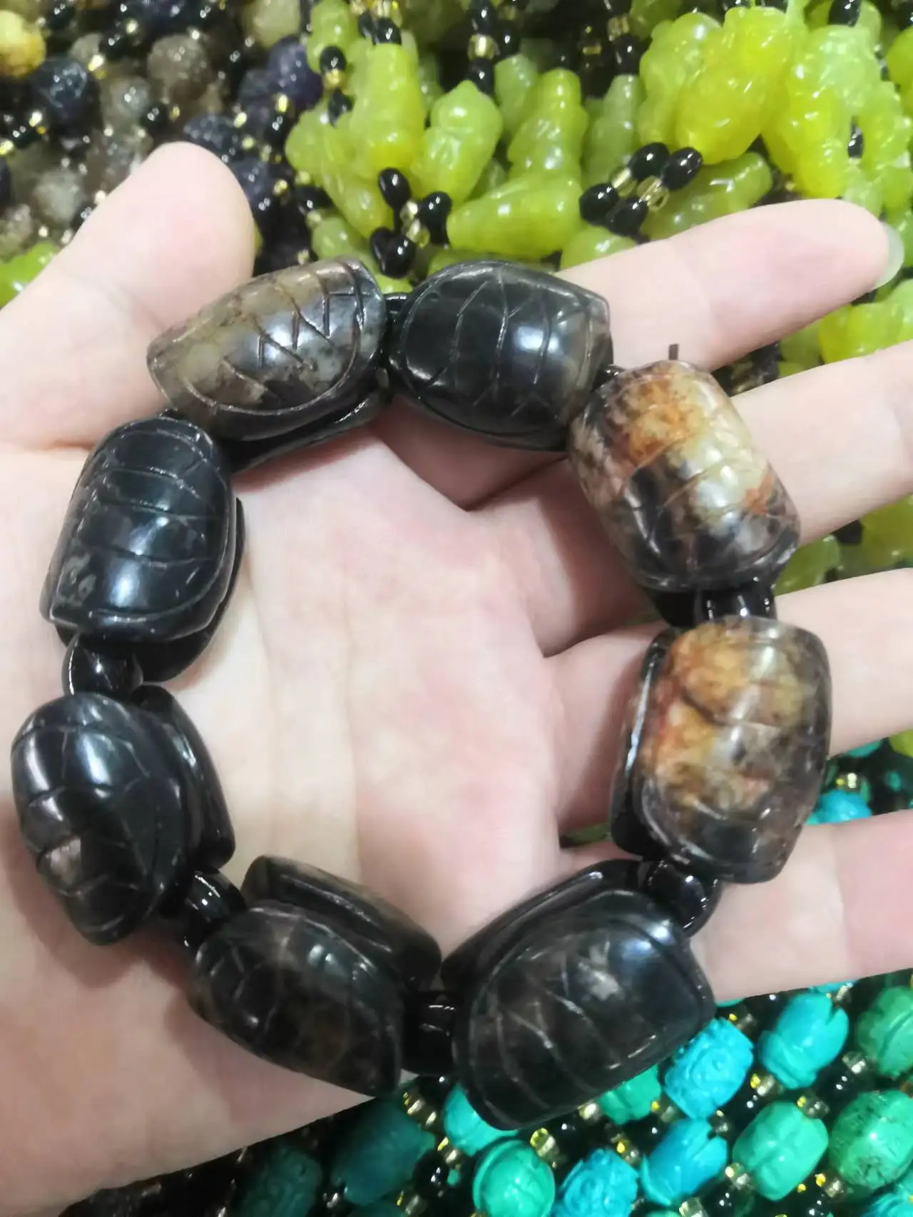 Natural Hotan rare ancient jade Antique Silky Carved Bracelet Collection precious accessories gem jewelry rare Add certificate