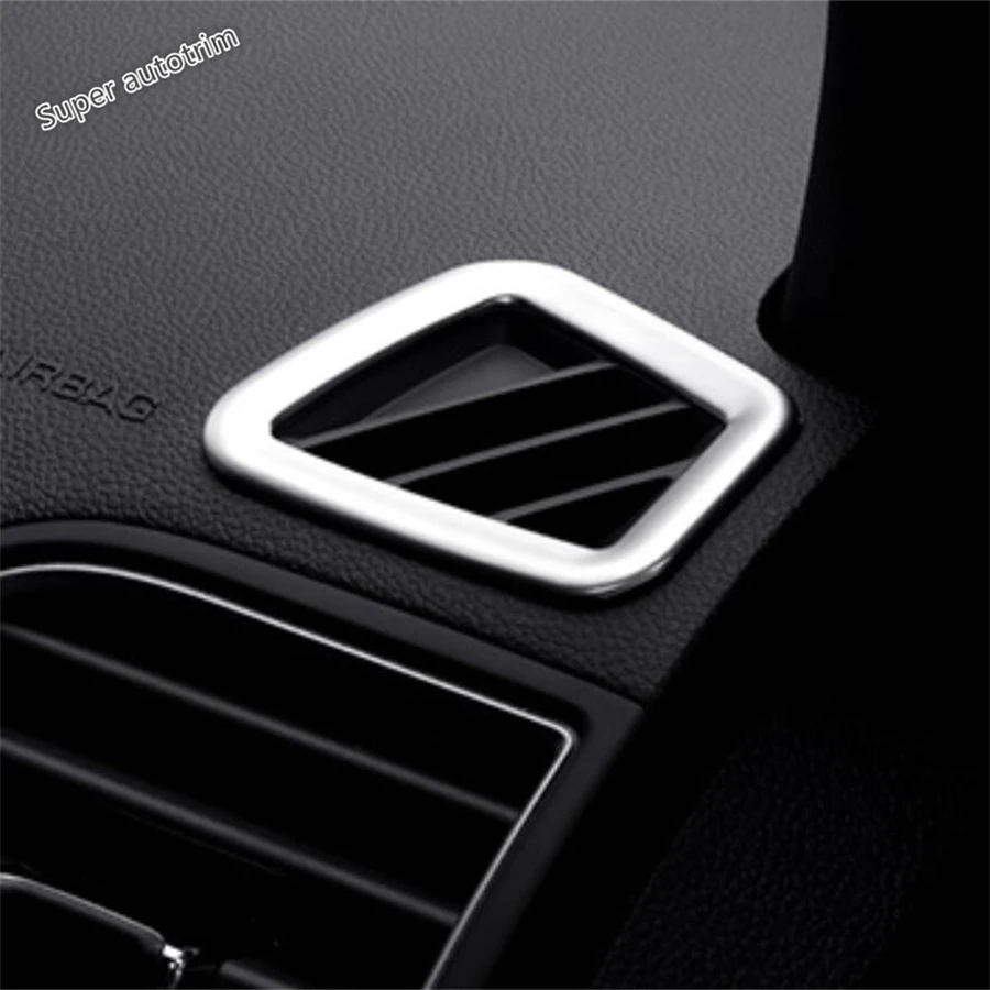 Dashboard Front Air Conditioning AC Vent Outlet Frame Cover Trim For Ford Explorer 2013 - 2018 ABS Matte Accessories Interior