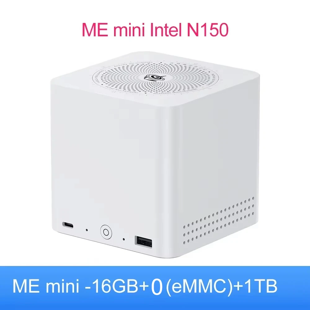Beelink ME Mini NAS Mini PC with Intel N150, 16GB RAM, 2TB SSD