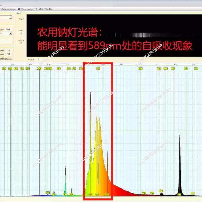 Spectrometer for Measuring Blue Light, Full , Laser Absorption Spectrum, Etc