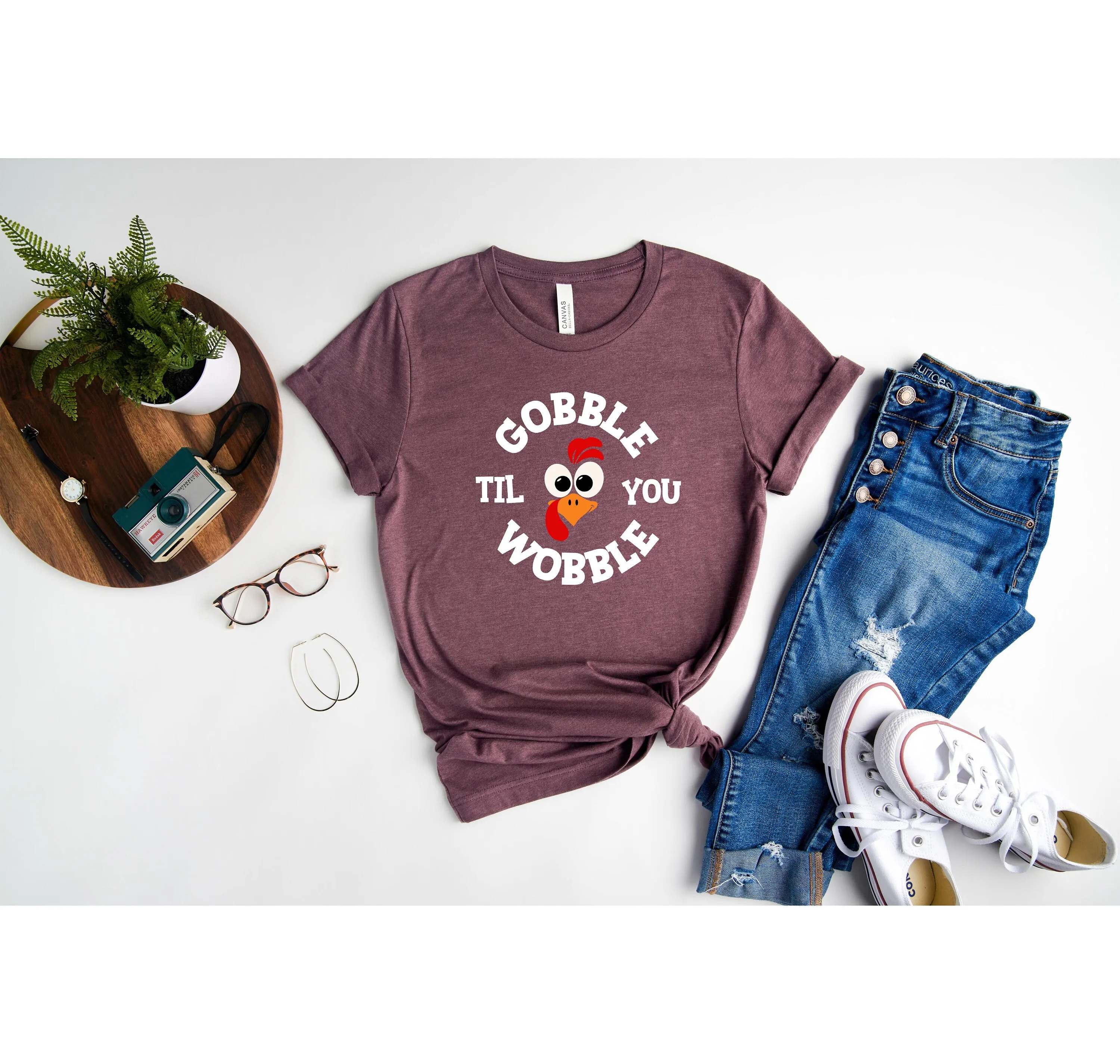 Thanksgiving T Shirt Gobble Family Pumpkin Dinner Fall