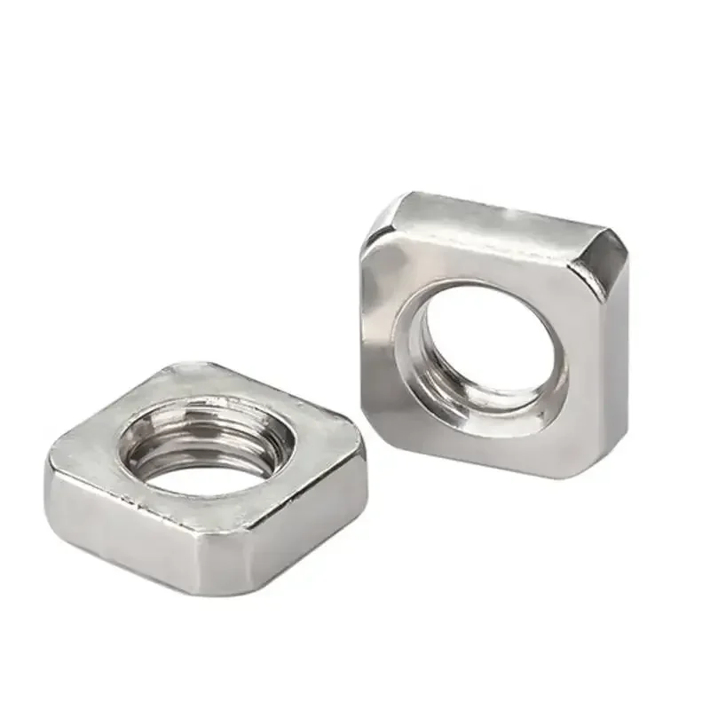 DIN562 304 квадратные тонкие гайки из нержавеющей стали