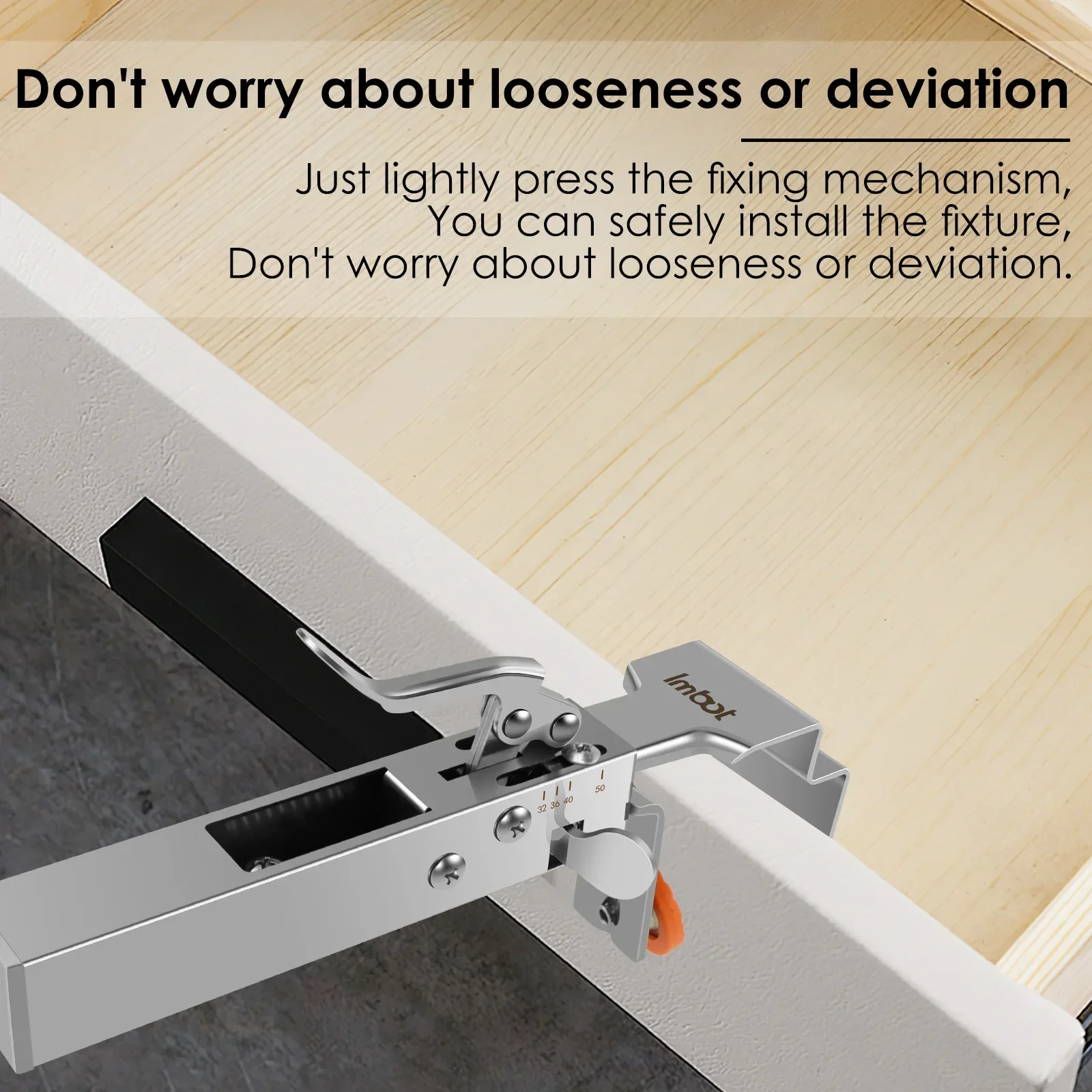 Зажимы для крепления ящиков Регулируемые зажимы для передней установки ящика из нержавеющей стали Универсальные зажимы для установки шкафа с