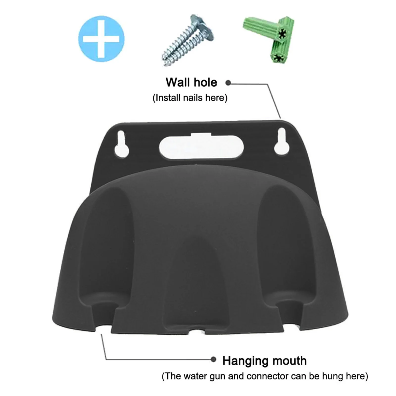 Enrouleur de Tuyau d'Arrosage Mural, Support de Rangement, 20m