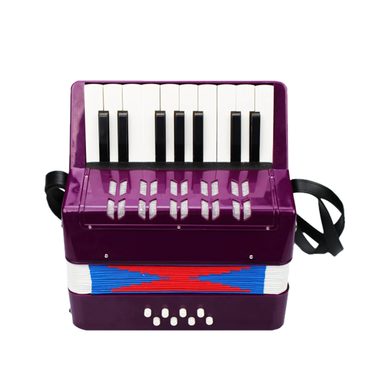 17-Key 8 Bass Mini Accordion Kids Children Handheld Accordion Educational Musical Instrument for Beginner