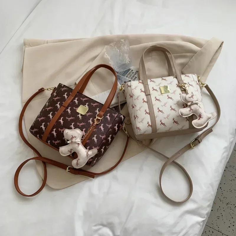 Torba na ramię dla kobiet kobieta projektant mody drukowane Messenger marki Totes torby typu Crossbody kobiece w stylu casual, letnia torebka