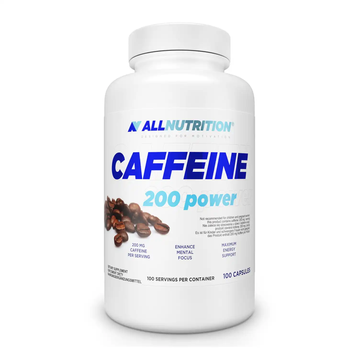 Allnutrition CAFFEINE 200 power 100 kap