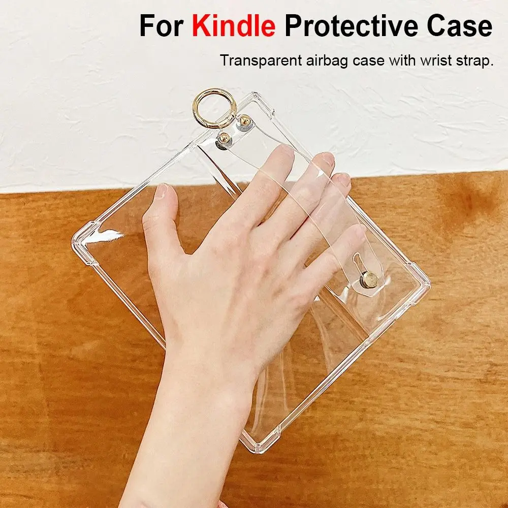 

Airbag E-Reader Case Premium with Wrist Strap TPU M2L3EK Funda Soft 2022 Protective Shell for Kindle Paperwhite 1/2/3/4/5
