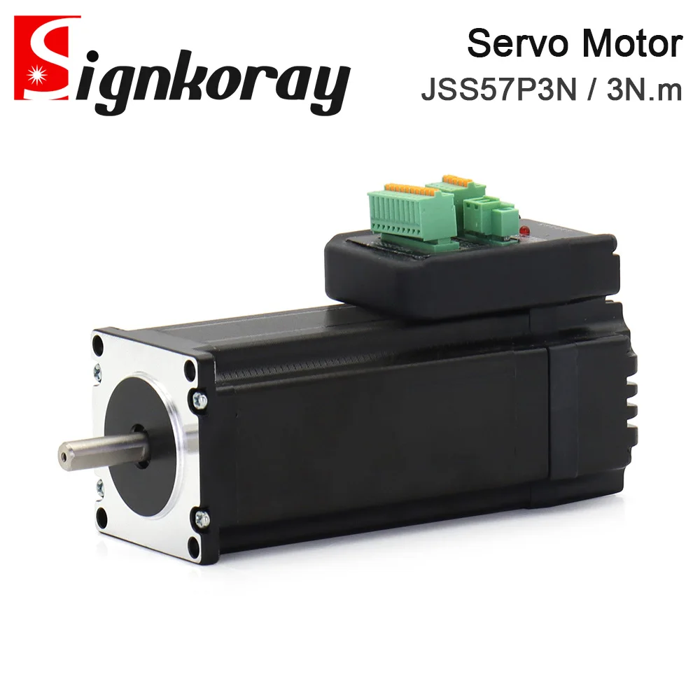 

SignkoRay 150W Nema23 Integrated Servo Motor with Driver 36VDC 3N.m 1000rpm Servo Motor and Driver JSS57P3N