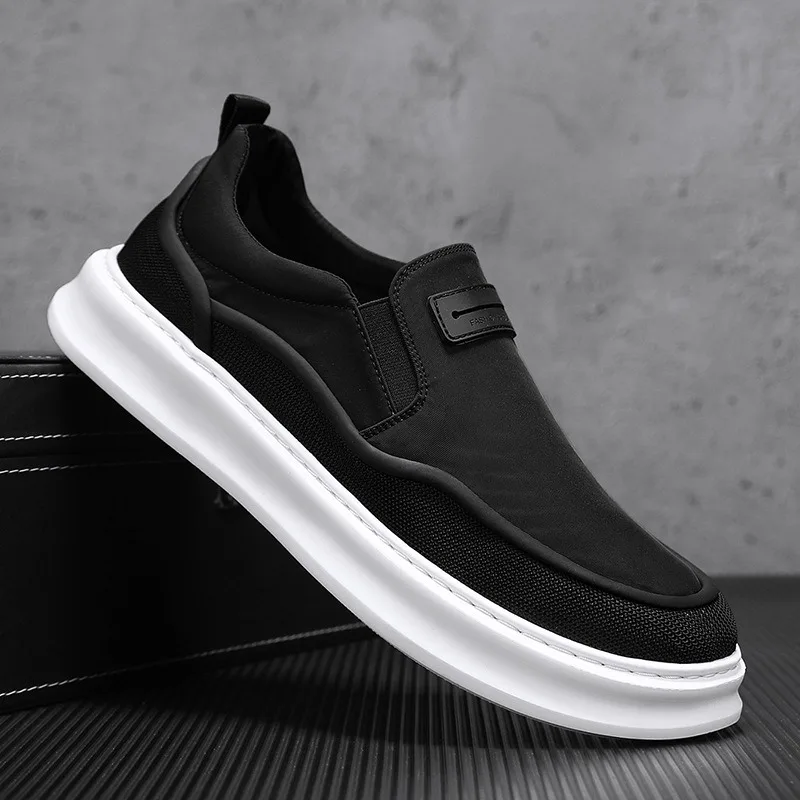 loafers man lazy trendy board shoes breathable all-season casual shoes fashionable trendy canvas shoes comfortable mens shoes