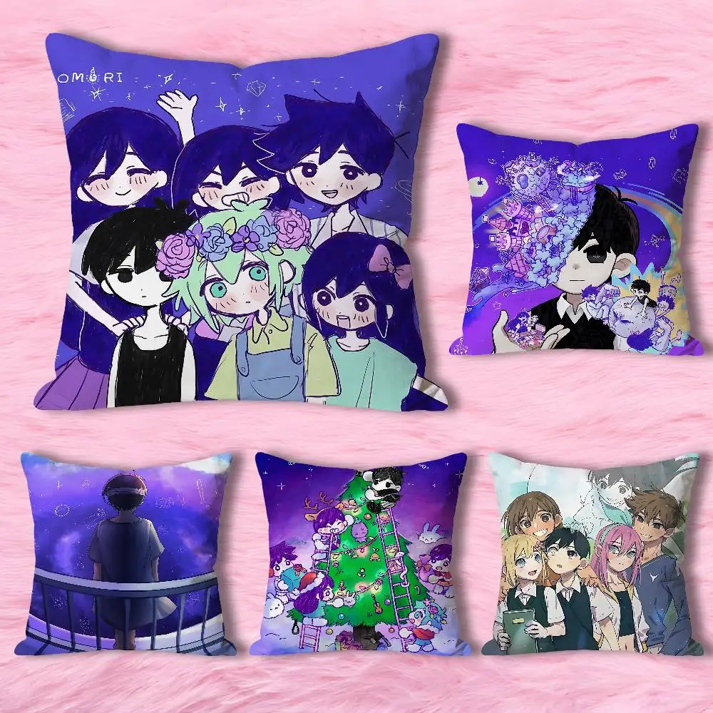 

O-Omori-S Game Pillow Cases for Bedroom Living Room Sofa Home Decor Polyester Cushion Cover with Zipper