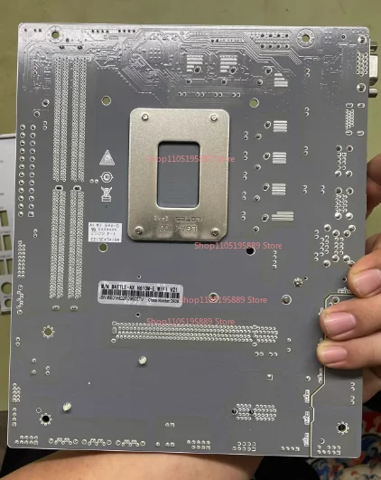 BATTLE-AX For  H610M-E WIFI V21 Main Board Without Wifi Antenna, Support LGA1700, DDR4 Memory