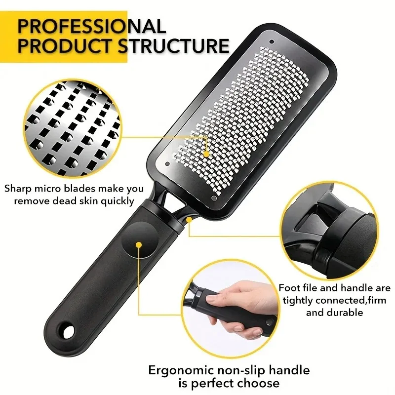 1 Pcs Foot File Scrubber Professional Rasp Heel Grater Hard Dead Skin Callus Remover Pedicure Feet Care Tools