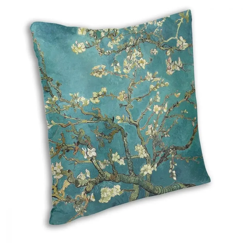 Original Vincent Van Gogh Art Blossoming Almond Tree Square Pillow Case Almond Blossoms Throw Pillow Fashion Cushion Covers