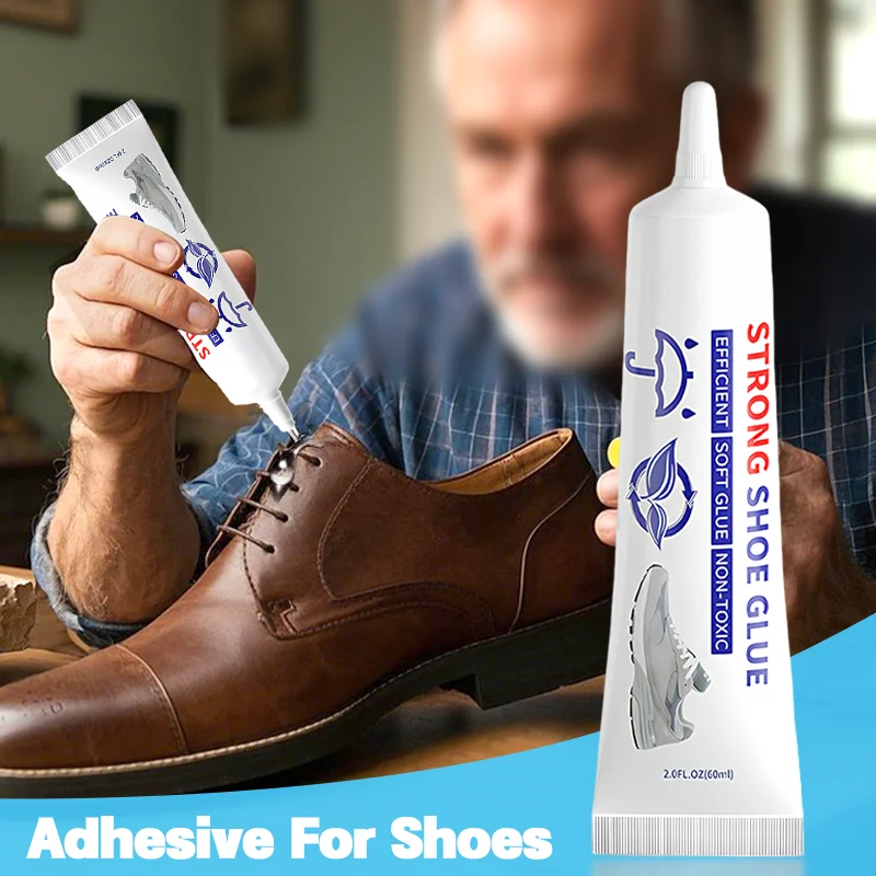 Contact Cement Leather - 60ml Super Strong Shoe-Repairing Adhesive Universal
